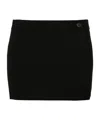 Wardrobe.nyc Low-rise Wool Miniskirt