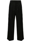 Wardrobe.nyc Bias Cut Pull-on Pants In Black