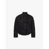 Wardrobe.nyc Black Denim Shirt Jacket In Black