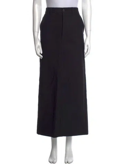 Pre-owned Wardrobe.nyc Midi Length Skirt In Black