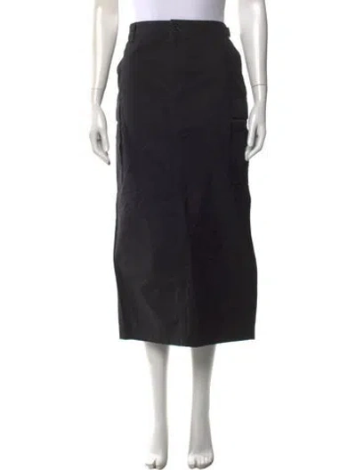 Pre-owned Wardrobe.nyc Midi Length Skirt In Black