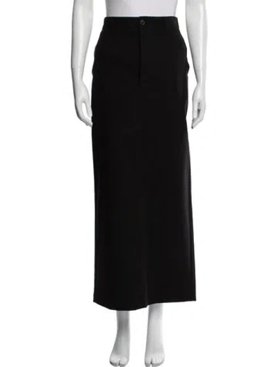 Pre-owned Wardrobe.nyc Midi Length Skirt In Black