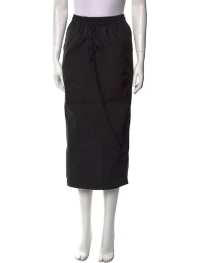 Pre-owned Wardrobe.nyc Midi Length Skirt In Black