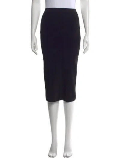 Pre-owned Wardrobe.nyc Midi Length Skirt In Black