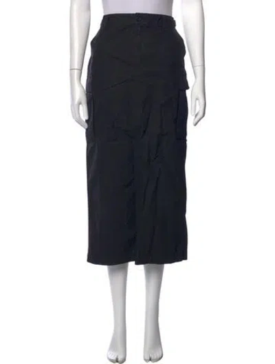 Pre-owned Wardrobe.nyc Midi Length Skirt In Black