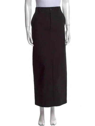 Pre-owned Wardrobe.nyc Midi Length Skirt In Black