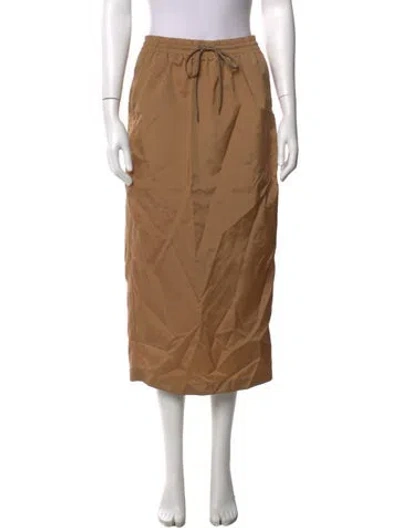 Pre-owned Wardrobe.nyc Midi Length Skirt In Brown