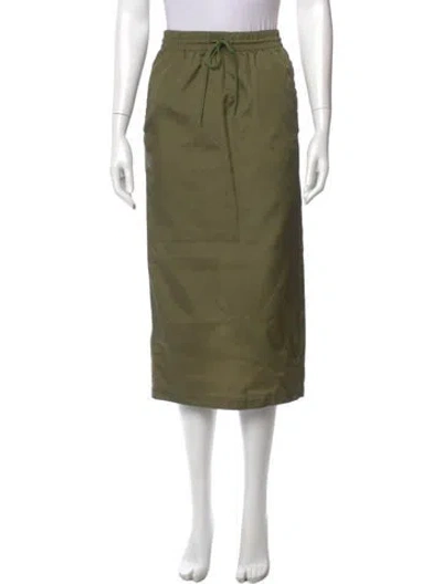 Pre-owned Wardrobe.nyc Midi Length Skirt In Green