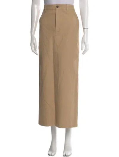Pre-owned Wardrobe.nyc Midi Length Skirt In Neutral