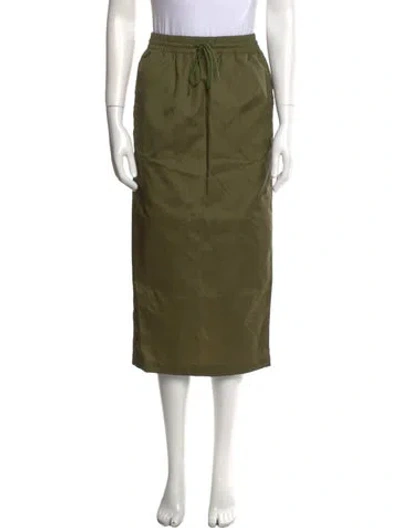 Pre-owned Wardrobe.nyc Midi Length Skirt W/ Tags In Green