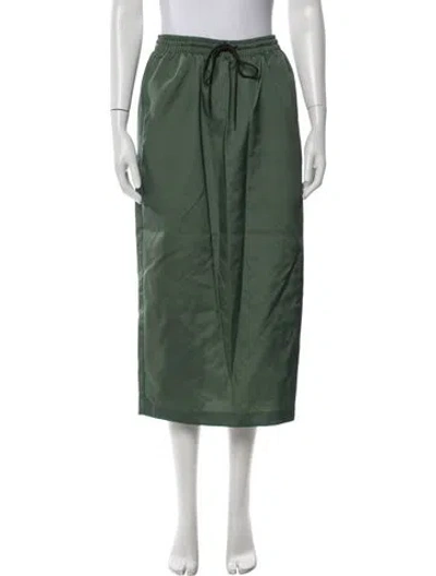 Pre-owned Wardrobe.nyc Midi Length Skirt W/ Tags In Green