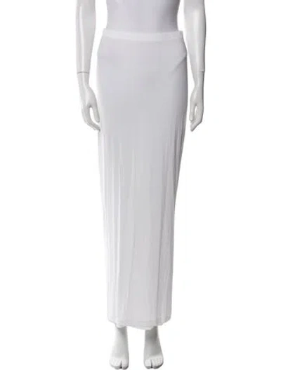 Pre-owned Wardrobe.nyc Midi Length Skirt In White