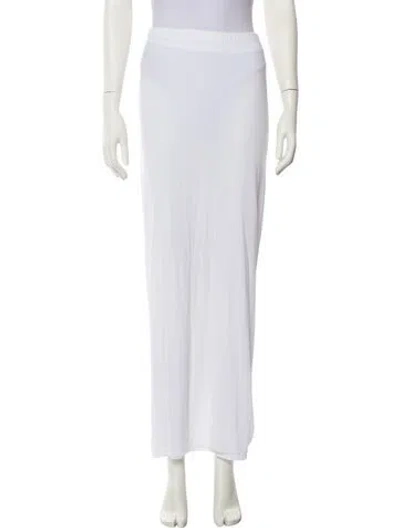 Pre-owned Wardrobe.nyc Midi Length Skirt In White