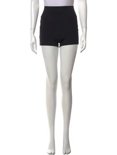 Pre-owned Wardrobe.nyc Mini Shorts In Black