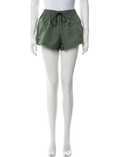 Pre-owned Wardrobe.nyc Mini Shorts In Green