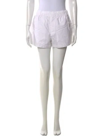 Pre-owned Wardrobe.nyc Mini Shorts In Neutral