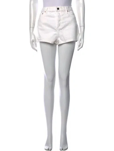 Pre-owned Wardrobe.nyc Mini Shorts W/ Tags In White