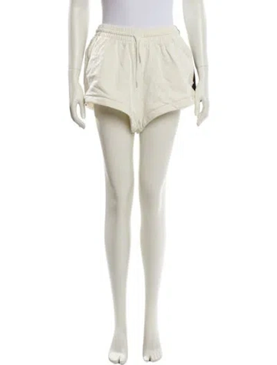 Pre-owned Wardrobe.nyc Mini Shorts In White
