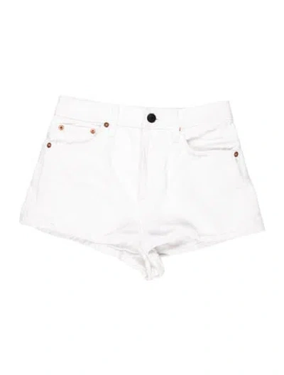 Pre-owned Wardrobe.nyc Mini Shorts In White