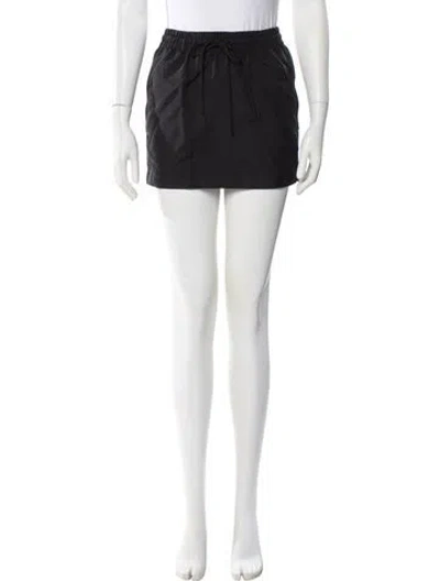 Pre-owned Wardrobe.nyc Mini Skirt In Black