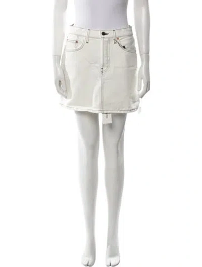 Pre-owned Wardrobe.nyc Mini Skirt W/ Tags In Neutral