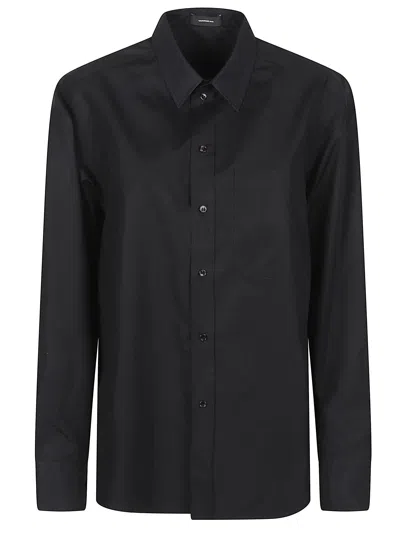Wardrobe.nyc New Oversize Boxy Cotton Shirt In Black