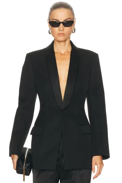Wardrobe.nyc New Tuxedo Blazer In Black