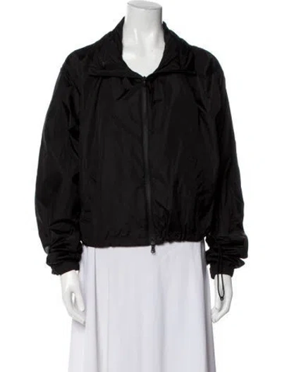 Pre-owned Wardrobe.nyc Nylon Bomber Jacket In Black