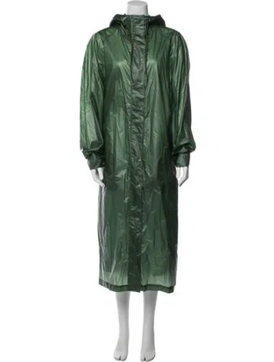 Pre-owned Wardrobe.nyc Nylon Coat In Green
