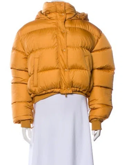 Pre-owned Wardrobe.nyc Nylon Down Jacket In Yellow