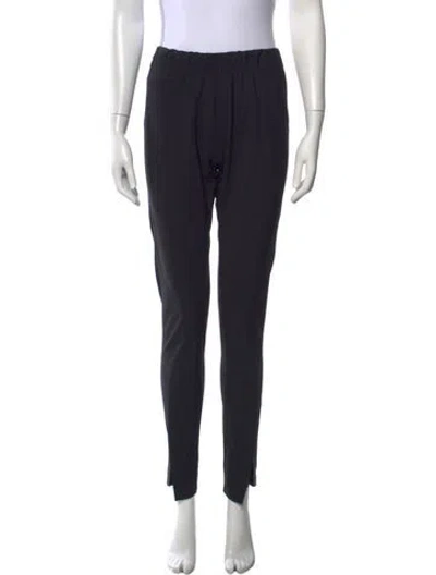 Pre-owned Wardrobe.nyc Nylon Skinny Leg Pants In Black