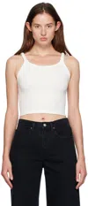 Wardrobe.nyc Off-white Hailey Bieber Edition Hb Ribbed Tank Top In Off White