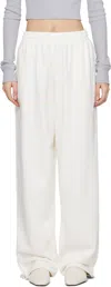 Wardrobe.nyc Off-white Hailey Bieber Edition Hb Track Sweatpants In Off White