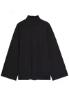 Wardrobe.nyc Opaque Lounge Stretch-polyamide Top In Black