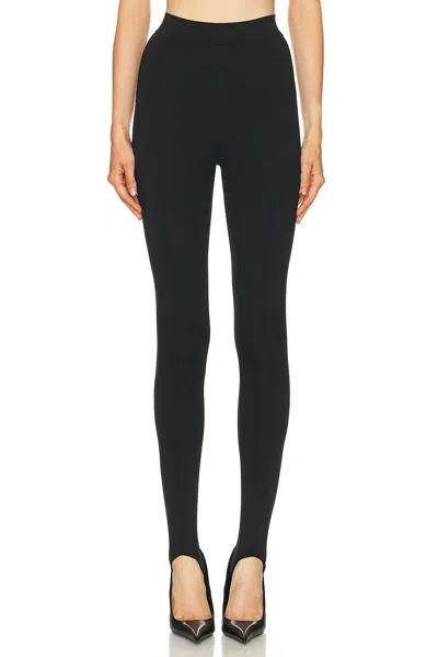 Wardrobe.nyc Opaque Stirrup Legging In Animal Print