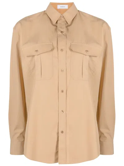 Wardrobe.nyc Oversize Shirt In Brown