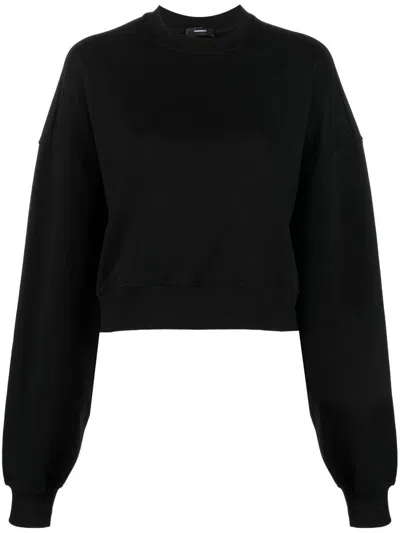 Wardrobe.nyc Oversized Cotton Sweatshirt In Black