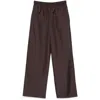 Wardrobe.nyc Wardrobe. Nyc Utility Track Trousers In Brown