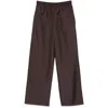 Wardrobe.nyc Wardrobe. Nyc Utility Track Trousers In Brown