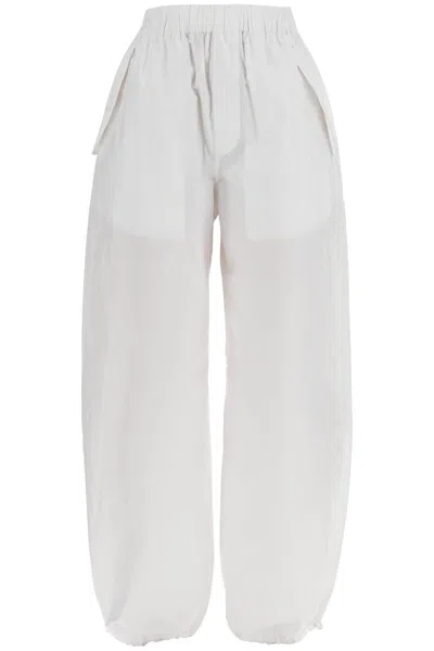 Wardrobe.nyc Parachute Poplin Pants In White