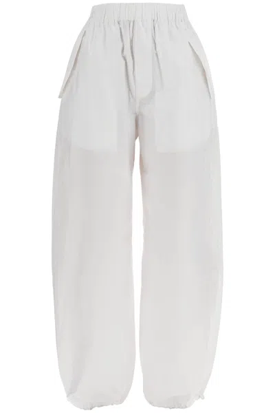 Wardrobe.nyc Parachute Poplin Pants In White