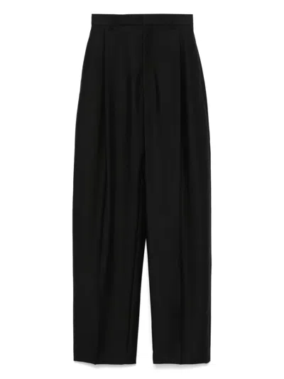 Wardrobe.nyc Pleat-detail Trousers In Black