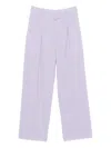 Wardrobe.nyc Pleated Trousers In White