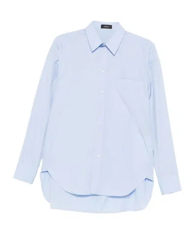 Wardrobe.nyc Pocket Shirt In Blue