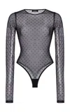 Wardrobe.nyc Polka Dot Bodysuit In Black