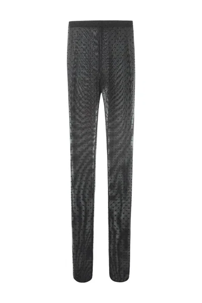 Wardrobe.nyc Polka Dot Tight Clothing In Black
