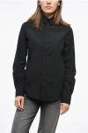 Wardrobe.nyc Popeline Shirt With Concealed Closure Grösse Xs In Black