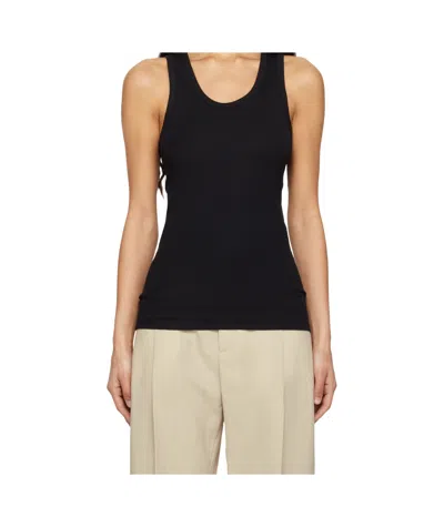 Wardrobe.nyc Release 04 Ribbed Tank Top In Black