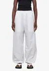 Wardrobe.nyc Resort Elastic-waist Pants In White