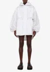 Wardrobe.nyc White Resort Parka Jacket In White